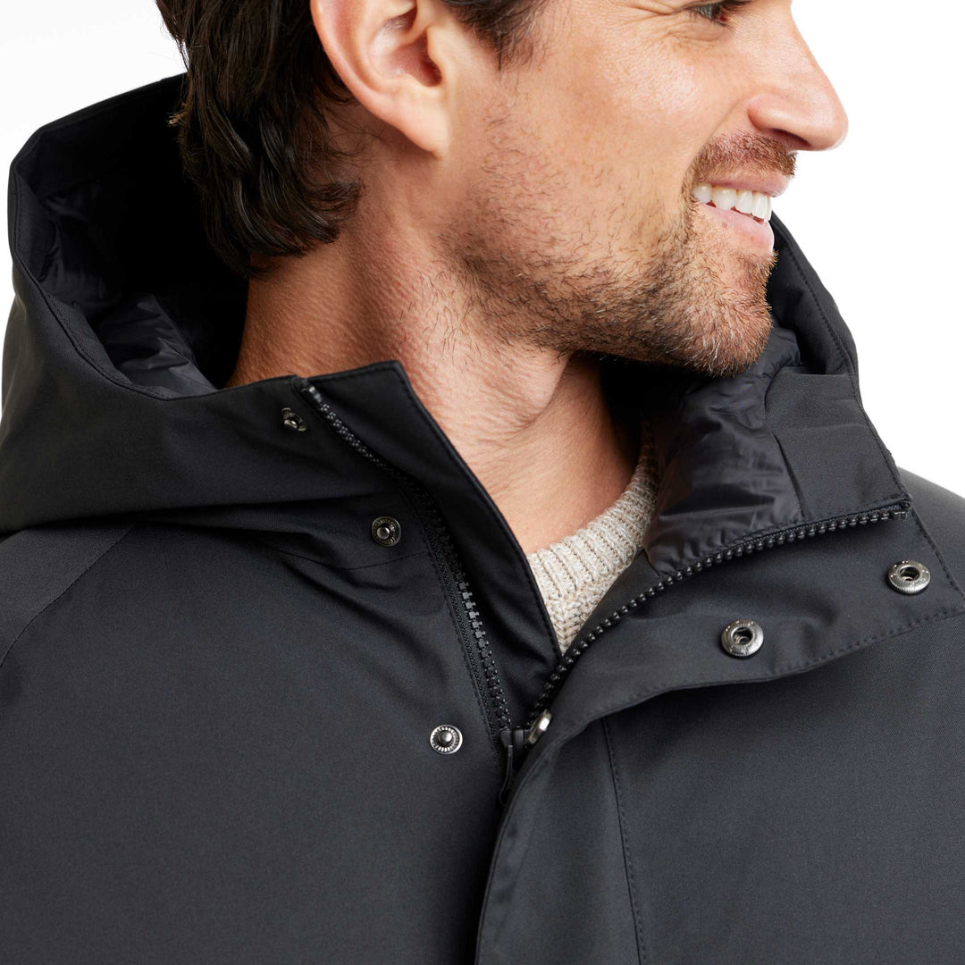 Ash & Erie Black Tundra Parka for Short Men   Winter Parka