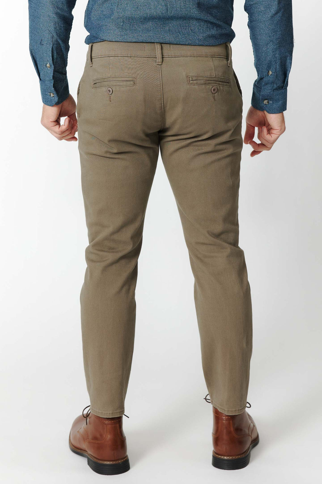 Buy Driftwood Lightweight Stretch Chinos for Short Men | Ash & Erie   Chino Pants